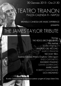 Locandina The James Taylor Tribute